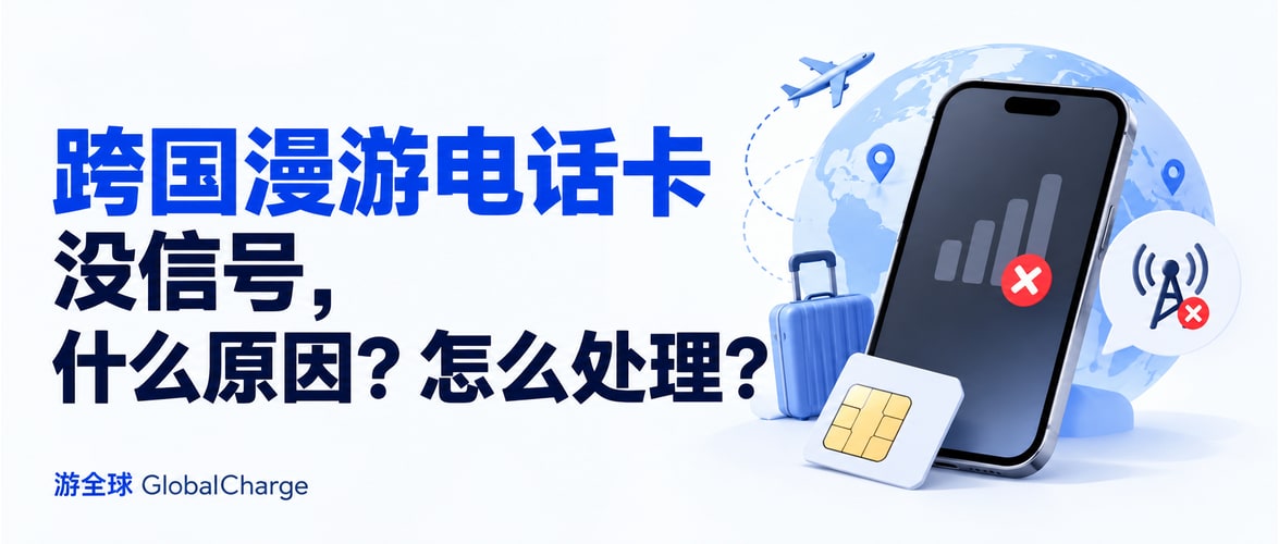 跨国漫游电话卡没信号,什么原因?怎么处理?