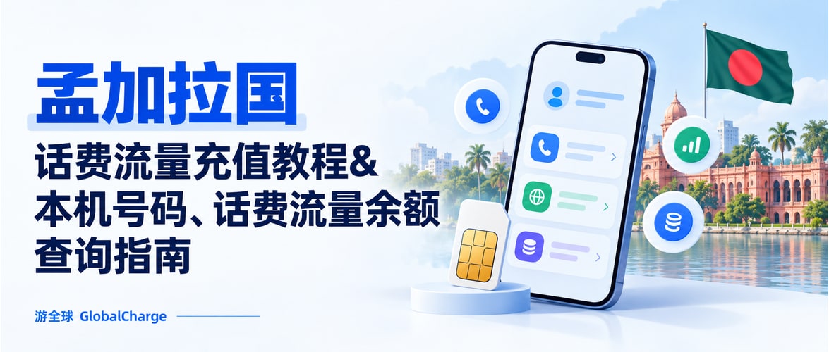 孟加拉国话费流量充值教程&本机号码、话费流量余额查询指南