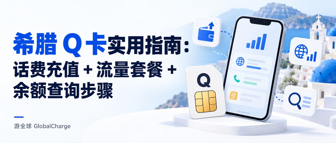 希腊 Q 卡实用指南：话费充值 + 流量套餐 + 余额查询步骤