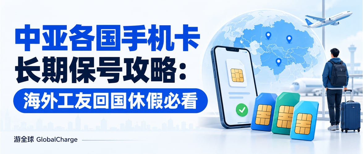 中亚各国手机卡长期保号攻略:海外工友回国休假必看