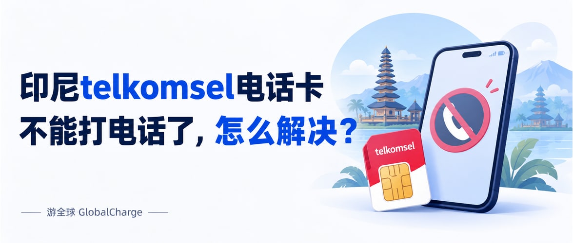 印尼telkomsel电话卡不能打电话了，怎么解决？