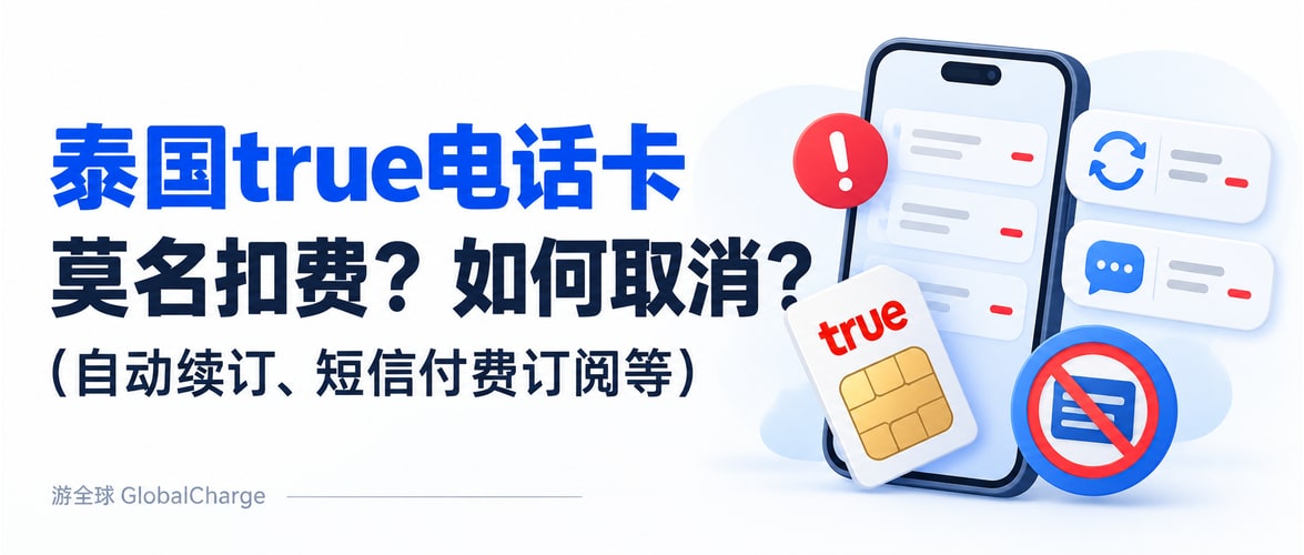 泰国true电话卡莫名扣费？如何取消？（自动续订、短信付费订阅等）