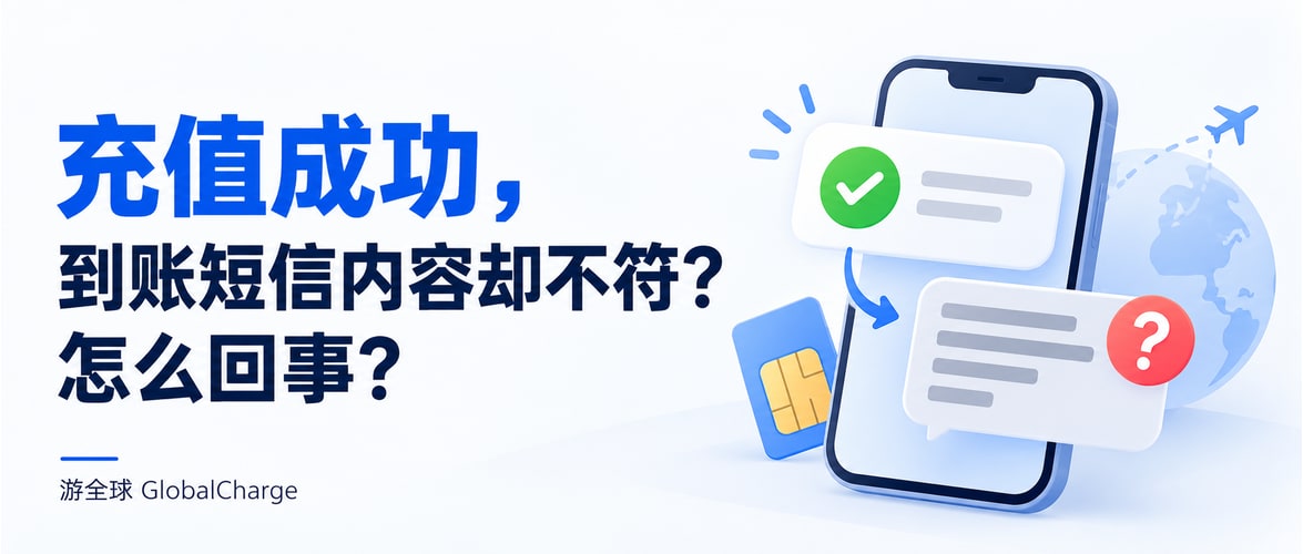 充值成功,到账短信内容却不符?怎么回事?
