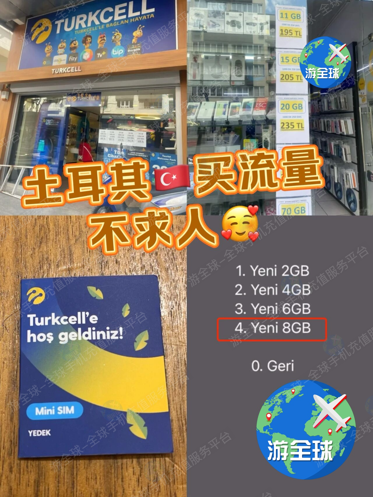 土耳其Turkcell买流量