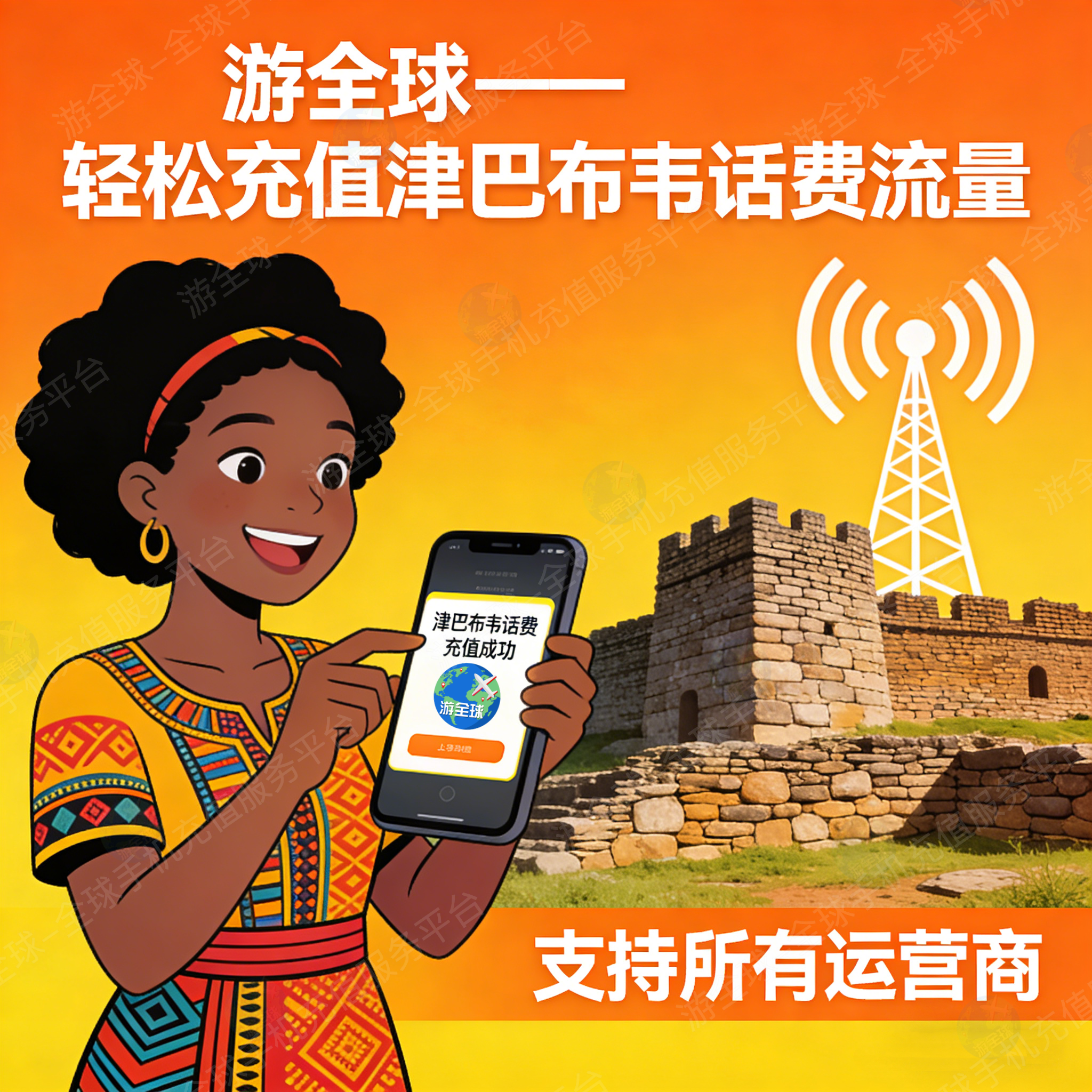 津巴布韦Econet流量充值&余额查询&不能上网怎么解决？