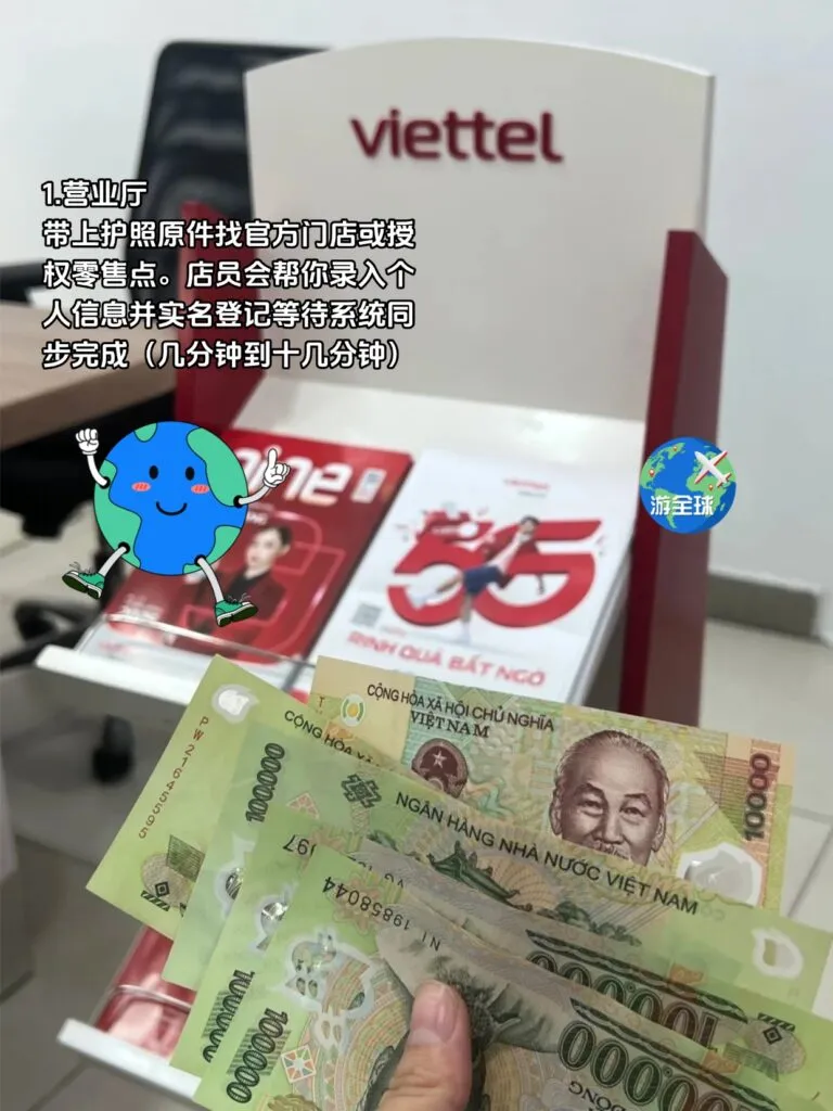 越南电话卡线下实名办法